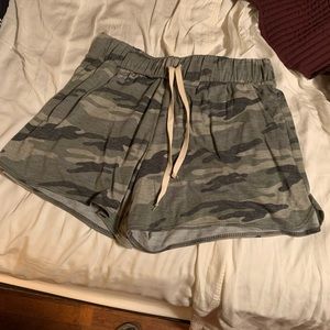 Camo lounge shorts